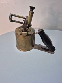 Vintage Brass RM Model 2034 Paraffin Blowtorch Great Britain