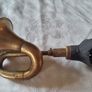 Old brass Mercedes car horn Image 4