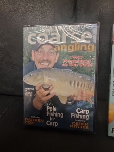 Masters of coarse angling and Masters of angling DVDs