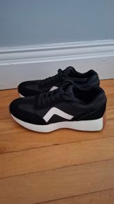 M&S Collection Leather Lace Up Side Detail Trainers