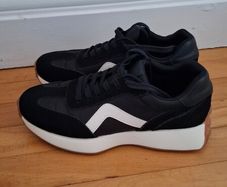 M&S Collection Leather Lace Up Side Detail Trainers