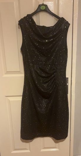 Black Sparkly Klass Dress size 14