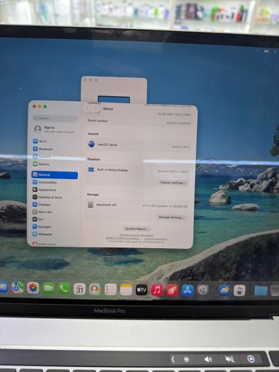 Macbook Pro, 16incs, I9, 16gb, 500ssd, Used Like New,