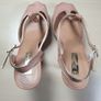 XTI Tentations Ladies high heels stilettos nude Size 40 UK 7 open peep toe ankle strap shoes Image 6
