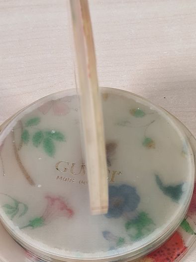 Vintage GUCCI coasters flora and fauna acrylic set of 4 Genuine Rare