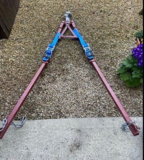 a frame dolly car transporter recovery