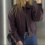 Brand New Burgundy Leather Jacket Size M Image 6