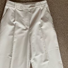 zara cream trousers
