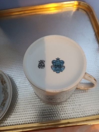 French LIMOGES  Coffee Set  for 2