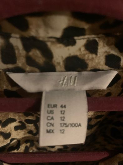 H&M Animal Print Blouse S16