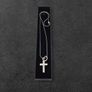 Vintage 925 CZ Cross & Heart Silver Necklace Image 10