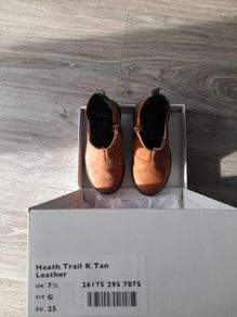 clarks tan kids boots