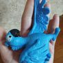 McDonald's Happy Meal Blue character parrot toy from the movie "Rio". Image 2