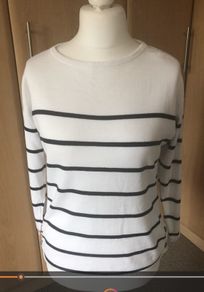Brakeburn striped ladies jumper Size 8