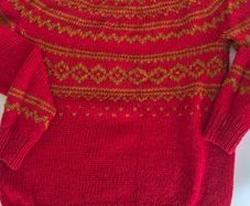 handmade sweater pure wool size 14/16