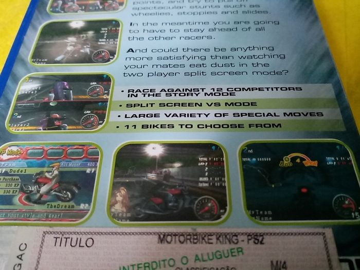 Motorbike King PlayStation 2 Ps2 Games Original
