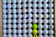 100 Practice golf balls