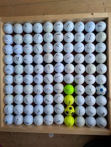 100 Practice golf balls