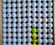 100 Practice golf balls