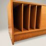 Vintage Danish Teak LP Record Cabinet & Media Console Image 5