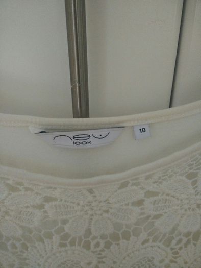 New Look Cream Lace top