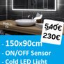LED Bathroom Mirror Image 2
