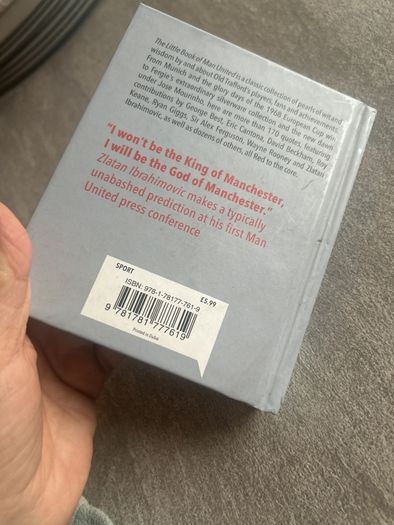 manchester united quotes book never used