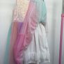 Girls party dress, size 8-9 with cardigan Image 3
