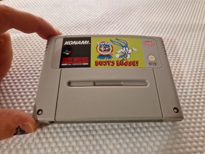 Tiny Toon Buster Bust Loose Snes Super Nintendo Arcade Retro Games Original