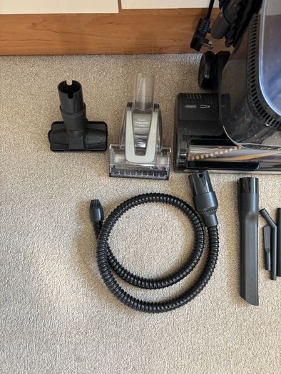 Shark corded upright vacuum with lift away snd anti hair wrap