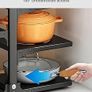 Pots and Pans Organizer for Cabinet  Heavy Duty Pot Pan Rack under Sink Organizers and Storage Kitchen Cabinet Organizer with 7 Adjustable Tiers Image 3