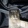 Mark & Spencer wool navy coat Image 3