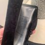Black Suede Yves Saint Laurent Palais Bootie Platform Heel. Size 38 Image 8