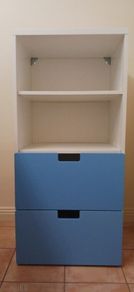 Bookshelf with drawers