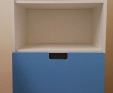 Bookshelf with drawers