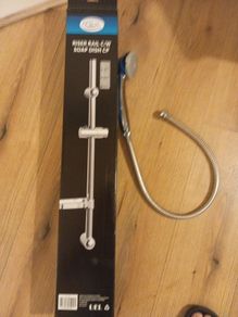 riser rail and shower head