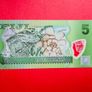 Fiji  5 Dollars   2013  ZZ Replacement  Pick 115r  Scarce   ( Uncirculated ) Image 2