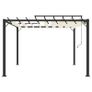 Gazebo 3x3m with Adjustable Louvered Roof Image 3