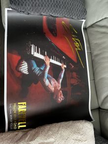 Elton john poster with COA and box