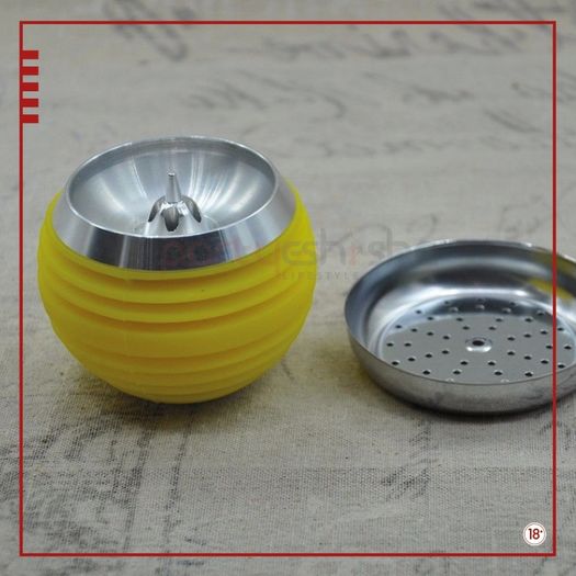 Apple Top Pipe Silicon Charcoal Bowl Holder Aluminium