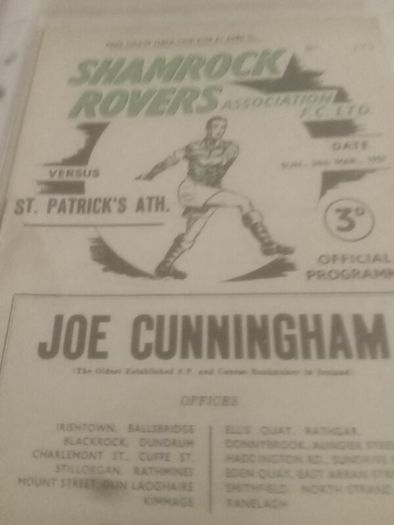 league of Ireland Programmes