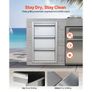 201 Stainless Steel Triple Access Drawer Outdoor Kitchen BBQ Island 48.3 cm x 66 cm Image 6