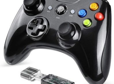 Wireless 2.4g Game Controller Support PC (Windows XP/7/8/8.1/10) and PS3, Android, Vista, TV Box Portable Gaming Joystick Handle (Wireless Joystick)