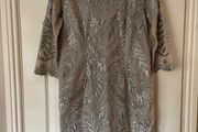 Mint Velvet Dress - Silver Grey - Size 14 - New