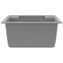 Kitchen Sink with Overflow Hole Double Basins Grey Image 5