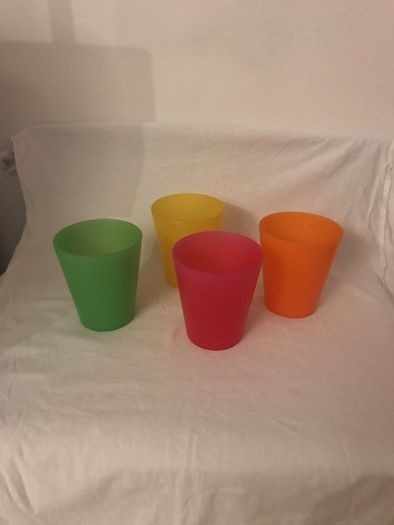 Four Colourful Cups