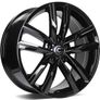 16" Hyper Black Alloy Wheels Audi Seat Skoda Vw 5x112 Image 3