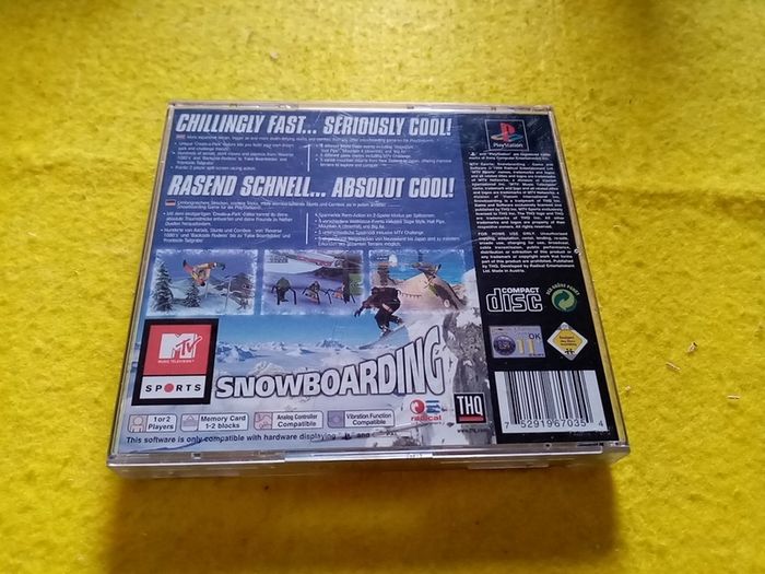 Mtv sports Snowboarding PlayStation1 Ps1 PlayStation 2 ps2 games Original