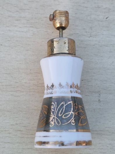 Antique Bavarian porcelain perfume bottle
