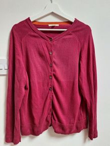 White Stuff burgundy cardigan